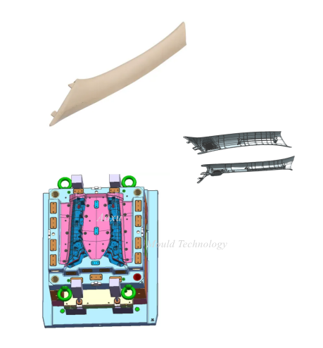 Stampo per montante auto