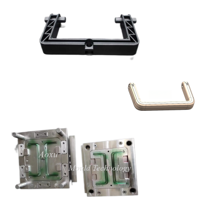 Stampo per manico in plastica per cassetta degli attrezzi